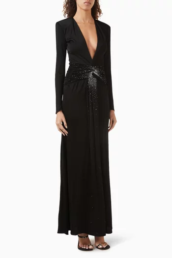 Azure Embellished Dress