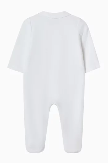 Collared Button-down Pyjama in Cotton