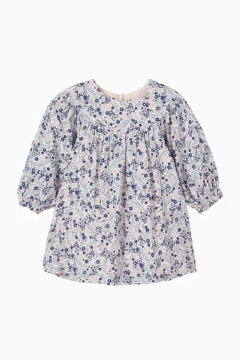 فستان بنقشة زهور