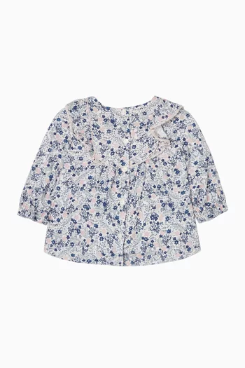 Floral-print Blouse