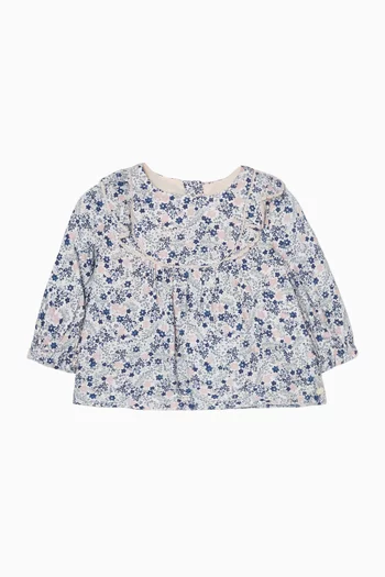 Floral-print Blouse
