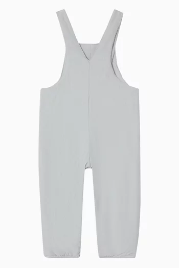 Buttoned Dungarees in Cotton