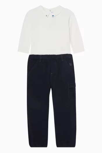 Relaxed-fit Cargo Pants in Cotton-blend
