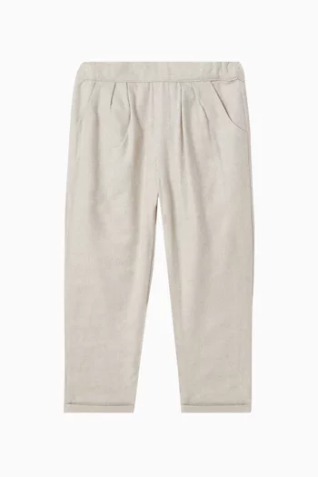 Straight-fit Pants in Cotton-blend