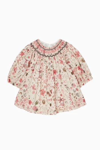 Floral-print Dress