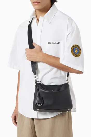 Small Rodeo Messenger Bag in Smooth Calfskin