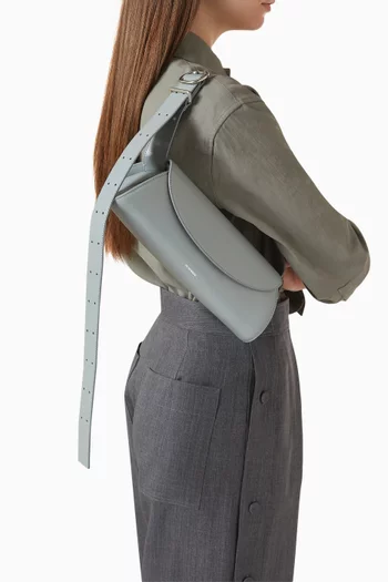 حقيبة كتف كانولو صغيرة جلد عجل