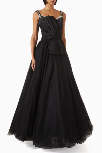 Sweetheart Ball Gown in Tulle & Satin