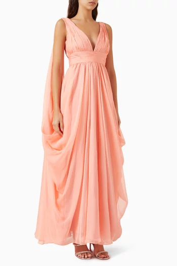 Drape Gown in Chiffon