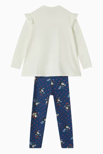 x Disney Top & Leggings Set