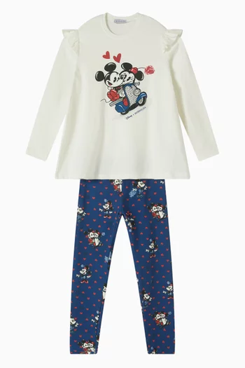 x Disney Top & Leggings Set