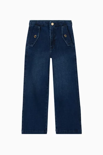 Straight-leg Jeans in Denim