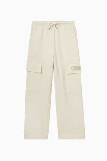 بنطال رياضي قطن بجيوب كارغو