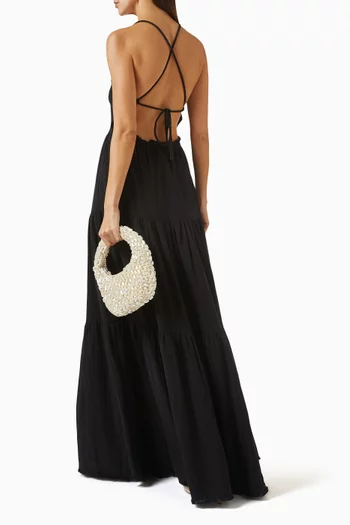 Xmuuts Maxi Dress in Artisanal Cotton