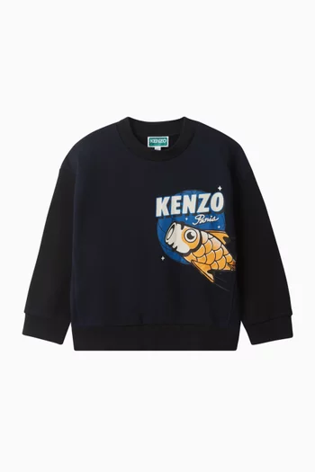 Logo Sweatshirt in Cotton