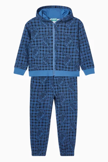 Tiger Logo Zip Hoodie