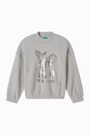 Logo Sweatshirt in Cotton