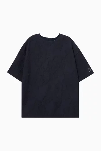 Tonal Embroidered Dress