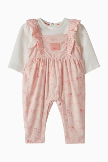 Tiger Print Jumpsuit Set