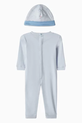 طقم رومبر بطبعة نمر قطن