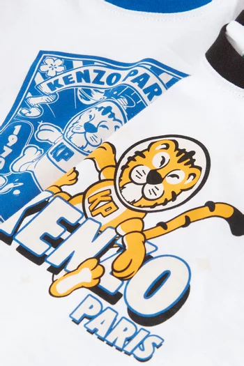 Logo T-shirt in Cotton, Pack of 2