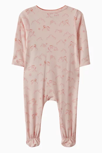 بيجاما مزينة بطبعة