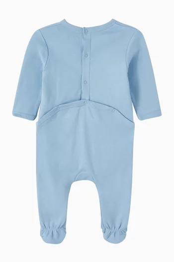 Tiger-print Onesie in Cotton