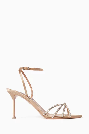 Tell Me 85 Sandals in Satin