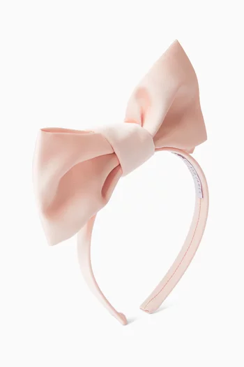 طوق رأس مزين بعقدة بتصميم أوريغامي