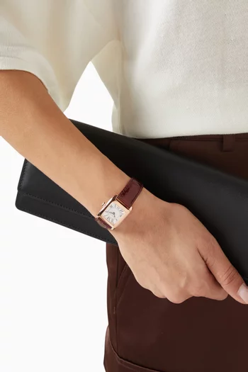 Carree Quartz Watch,  23x21mm