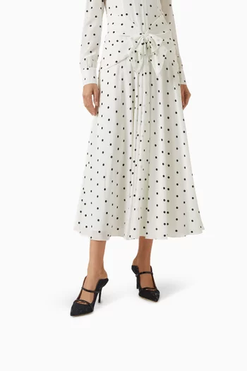 Maureen 85 Mules in Lace