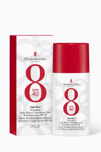 Eight Hour HydraPlay Daily Defense Nourishing Fluid Broad Spectrum SPF 40, 50ml