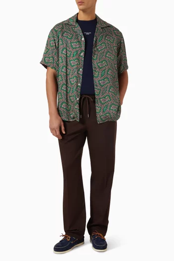 La Chemise Paisley Shirt in Viscose