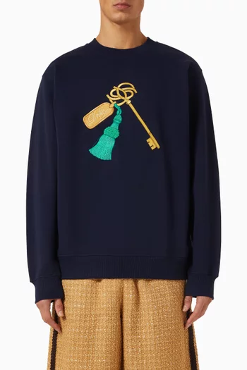 Le Sweatshirt Clef in Cotton