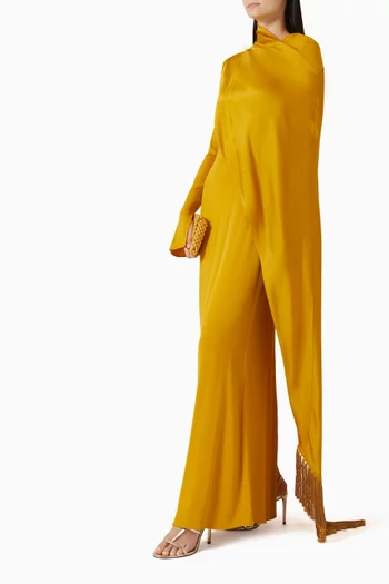 Mounia Maxi Dress in Crepe Cady