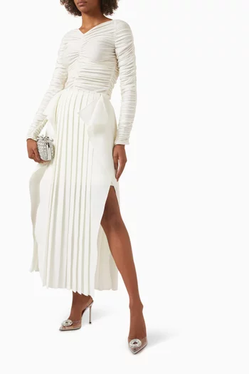 تنورة ميرا بطيات