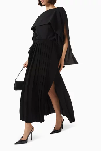 تنورة ميرا بطيات