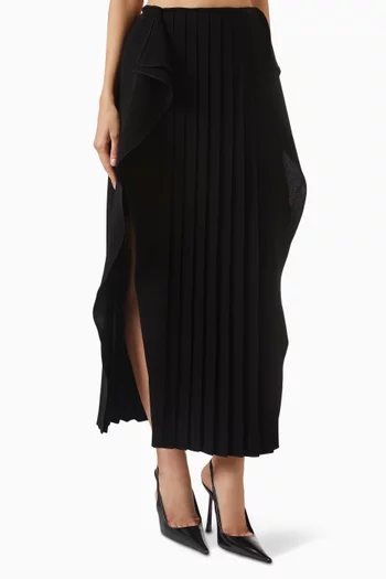 تنورة ميرا بطيات