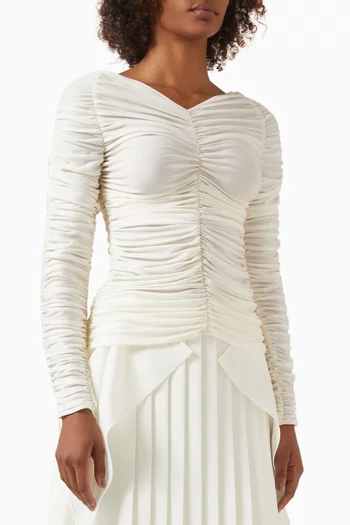 بلوزة جينر كشكش