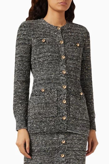 جاكيت كونستانس منسوج بأزرار