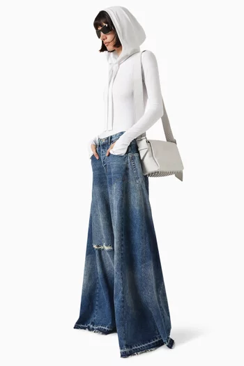 بودي سوت بغطاء رأس نسيج جيرسيه