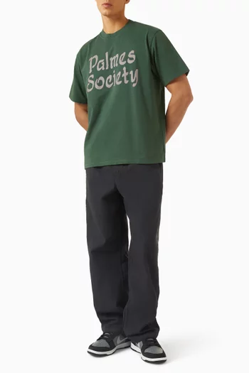 تي شيرت بطبعة Society قطن