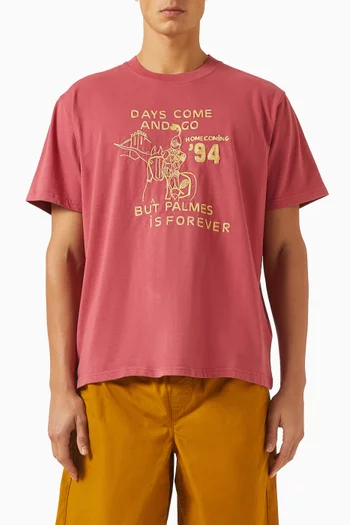 تي شيرت بطبعة Forever قطن