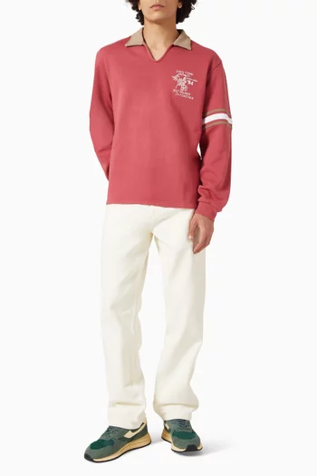 Forever Open Rugby Shirt in Cotton