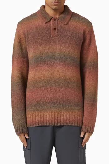 Polo Sweater in Alpaca Knit