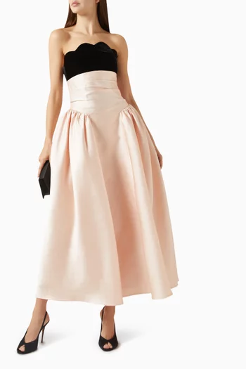 فستان مادلين مزين بتطريزات