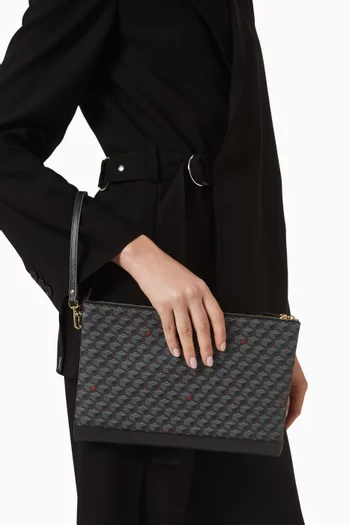 Pochette Zip 29 in Lucky U Scale Canvas