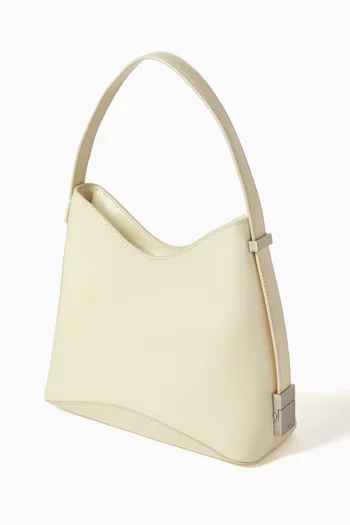 Mini Egg Shoulder Bag in Leather