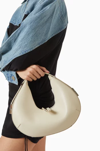 Small Toni Hobo Shoulder Bag in Leather
