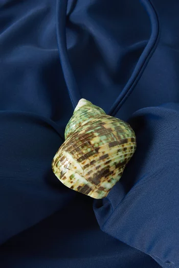 Shell Halterneck One-piece Swimsuit